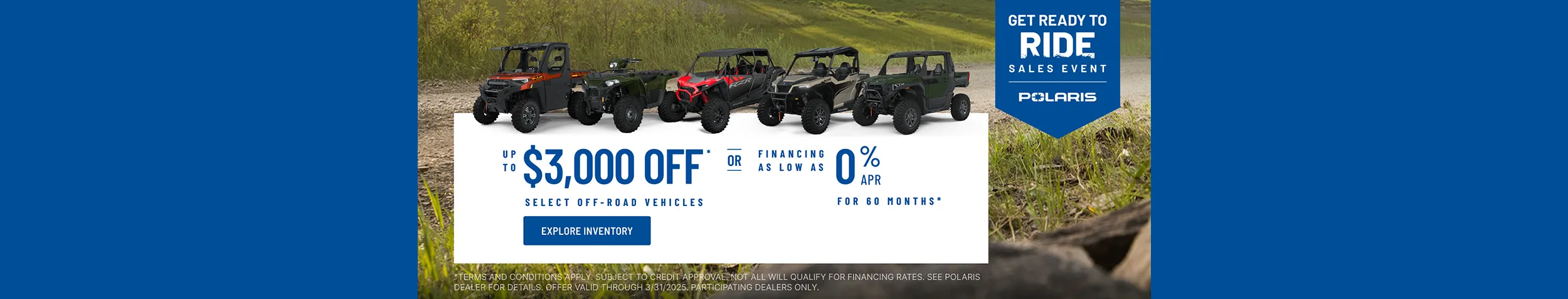 Get Ready to Ride Sales Event